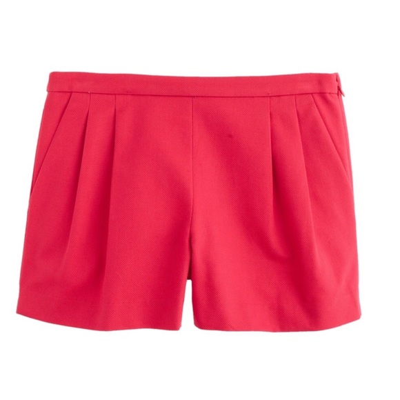 J. Crew Pants - J. Crew Pleated Shorts Cotton Pìque